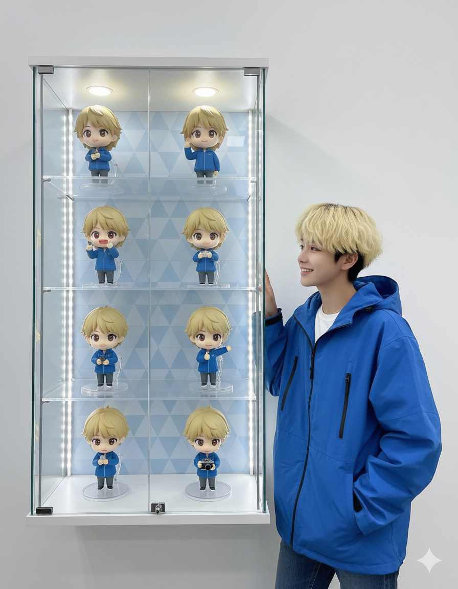 Cute 3D Figurine Display - Image 2