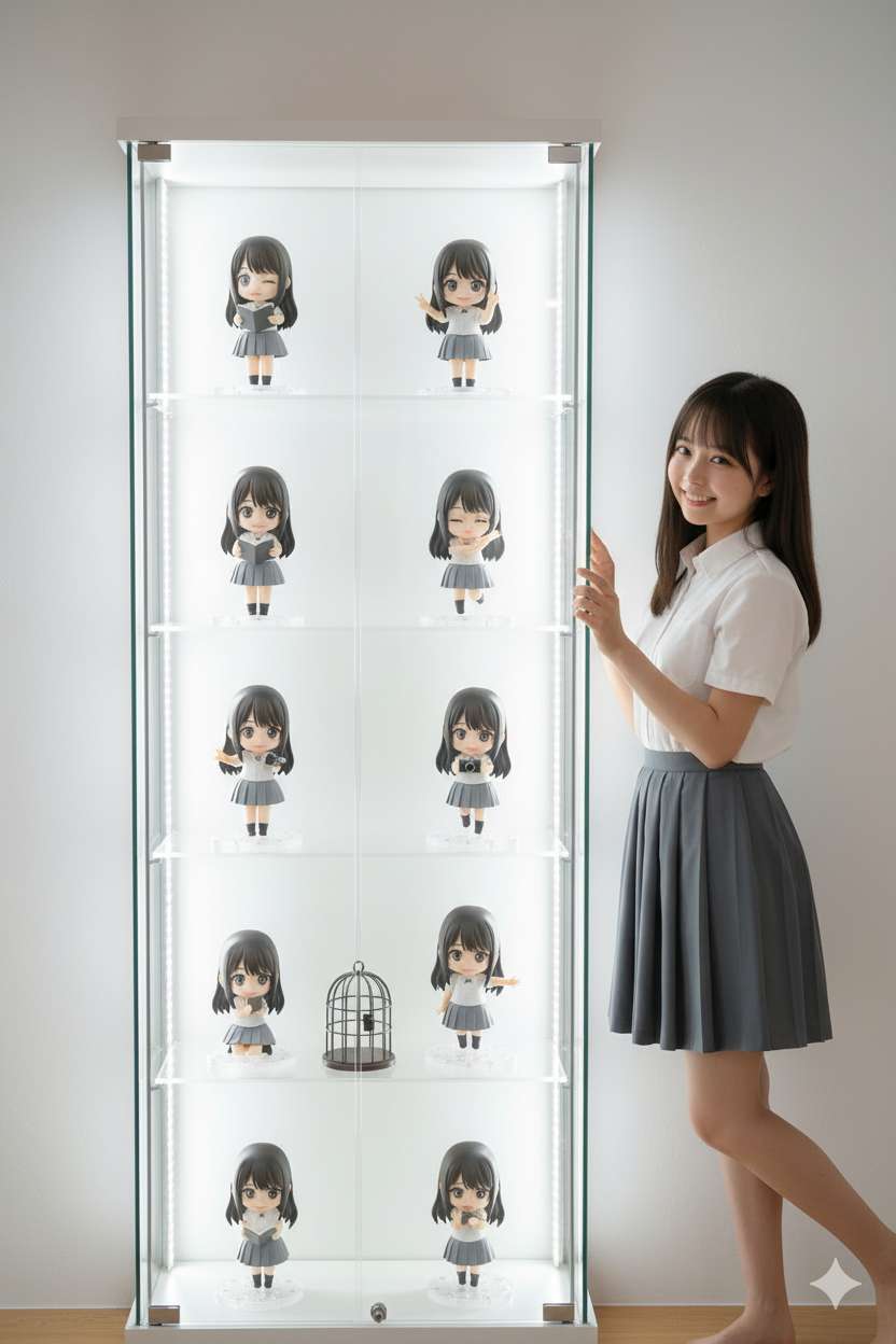 Cute 3D Figurine Display - Image 3